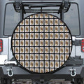 Jack Of Clubs Playing Card Pattern Print Tire Cover