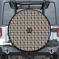 Jack Of Clubs Playing Card Pattern Print Tire Cover With Camera Hole
