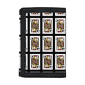 Jack Of Clubs Playing Card Pattern Print Trifold Wallet