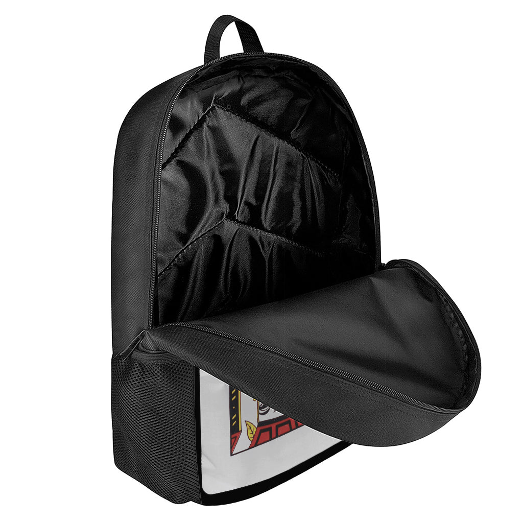 Jack Of Clubs Playing Card Print 17 Inch Backpack