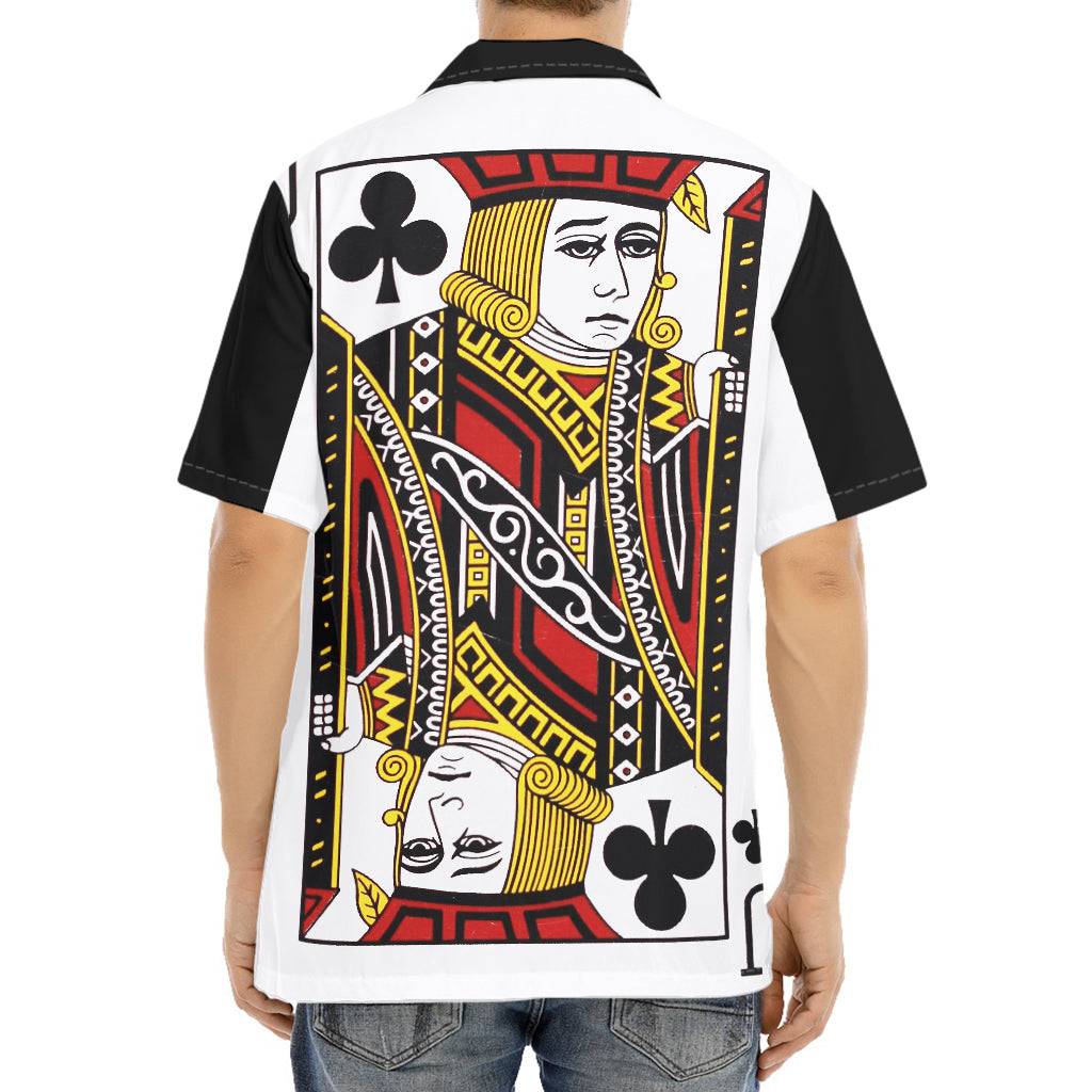 Jack Of Clubs Playing Card Print Aloha Shirt