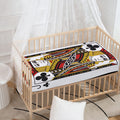 Jack Of Clubs Playing Card Print Baby Crib Sheet