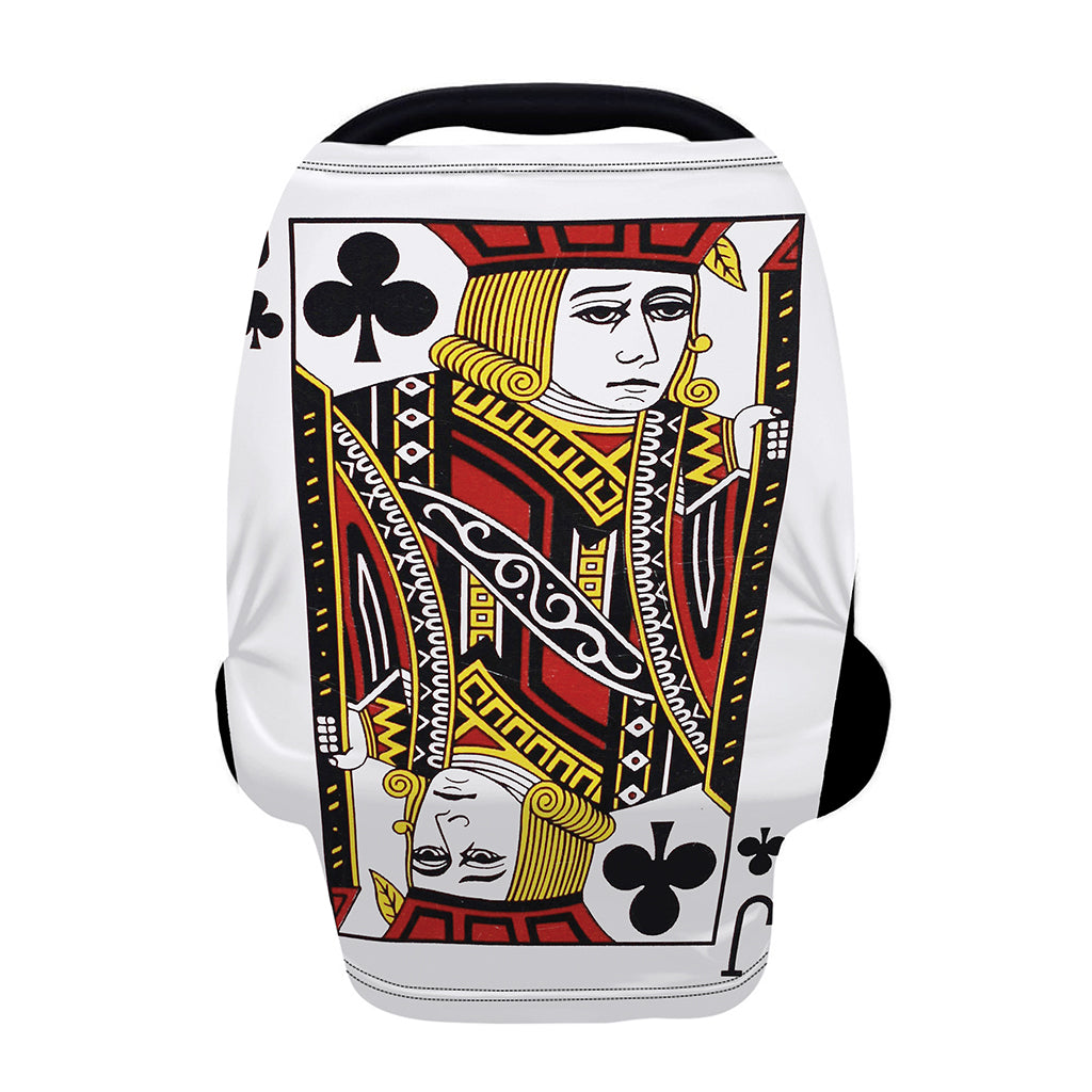 Jack Of Clubs Playing Card Print Baby Seat Cover