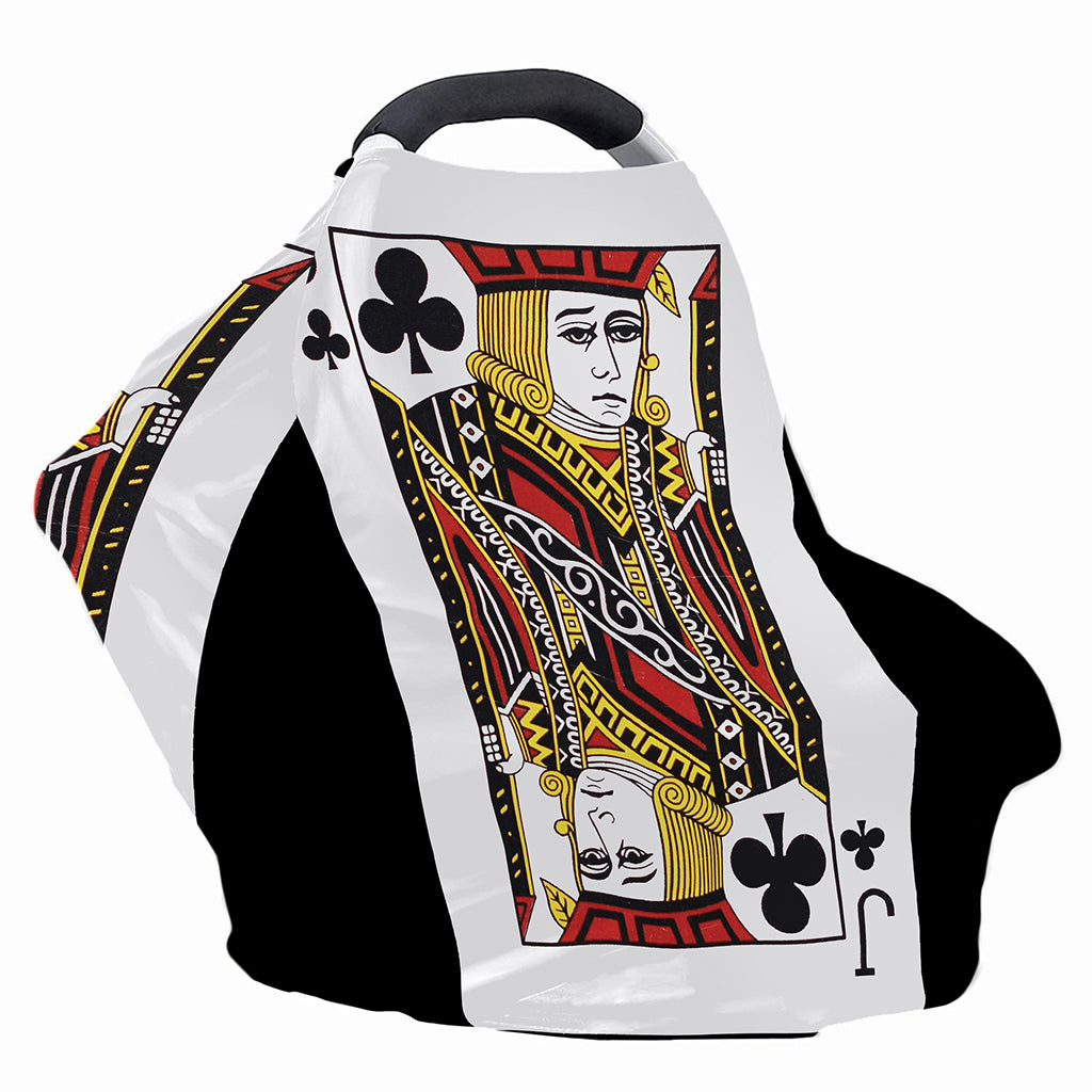 Jack Of Clubs Playing Card Print Baby Seat Cover
