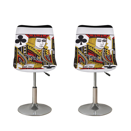 Jack Of Clubs Playing Card Print Bar Stool Covers