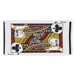 Jack Of Clubs Playing Card Print Beach Towel