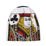 Jack Of Clubs Playing Card Print Beanie
