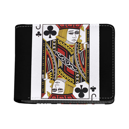 Jack Of Clubs Playing Card Print Bifold Wallet