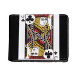 Jack Of Clubs Playing Card Print Bifold Wallet
