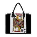 Jack Of Clubs Playing Card Print Canvas Tote Bag