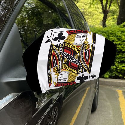 Jack Of Clubs Playing Card Print Car Side Mirror Covers