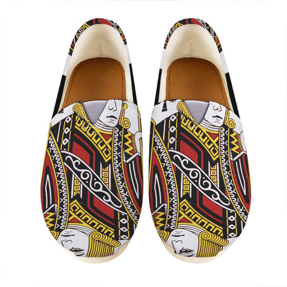 Jack Of Clubs Playing Card Print Casual Shoes
