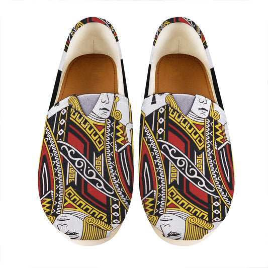 Jack Of Clubs Playing Card Print Casual Shoes