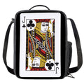Jack Of Clubs Playing Card Print Crossbody Lunch Bag