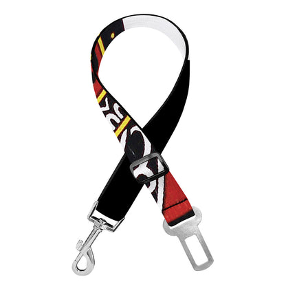 Jack Of Clubs Playing Card Print Dog Seat Belt