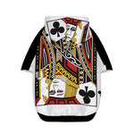 Jack Of Clubs Playing Card Print Dog Zip Up Hoodie