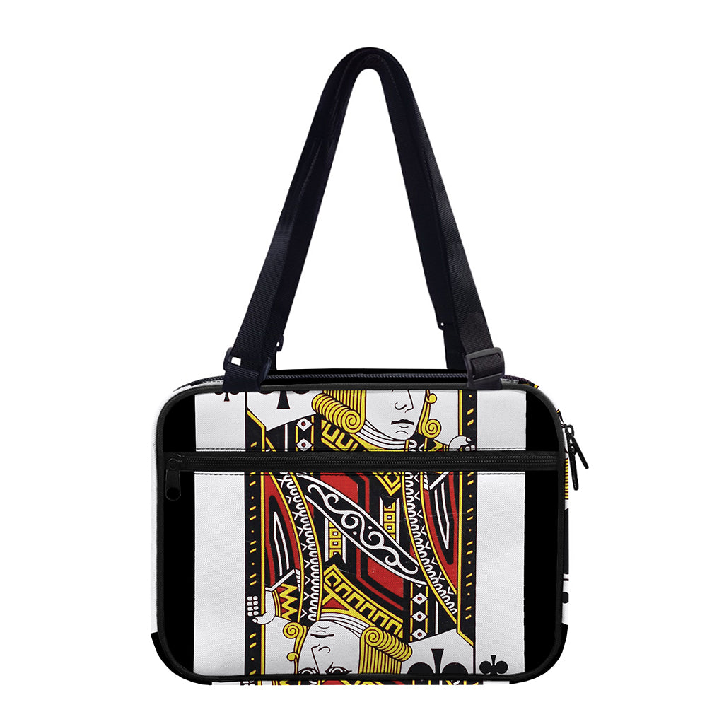 Jack Of Clubs Playing Card Print Double Strap Bible Bag