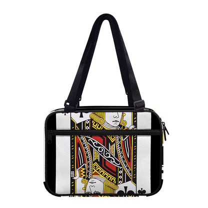 Jack Of Clubs Playing Card Print Double Strap Bible Bag