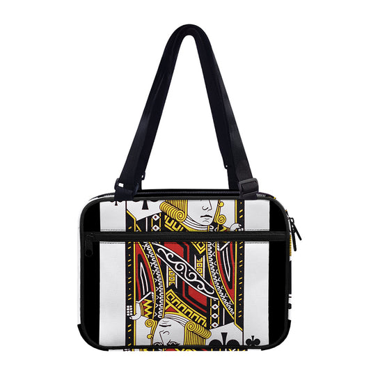 Jack Of Clubs Playing Card Print Double Strap Bible Bag