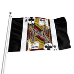 Jack Of Clubs Playing Card Print Flag
