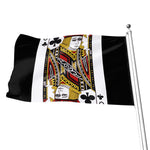 Jack Of Clubs Playing Card Print Flag