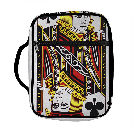 Jack Of Clubs Playing Card Print Front Pocket Bible Bag