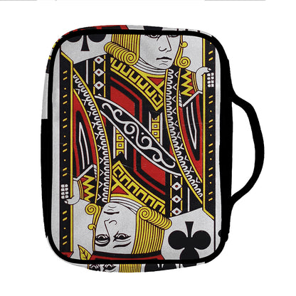 Jack Of Clubs Playing Card Print Front Pocket Bible Bag