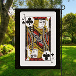 Jack Of Clubs Playing Card Print Garden Flag