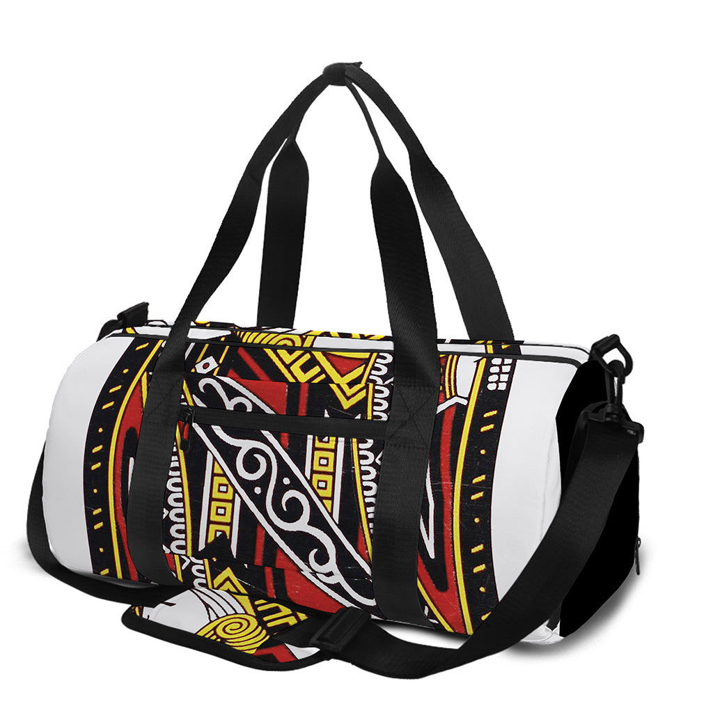 Jack Of Clubs Playing Card Print Gym Bag