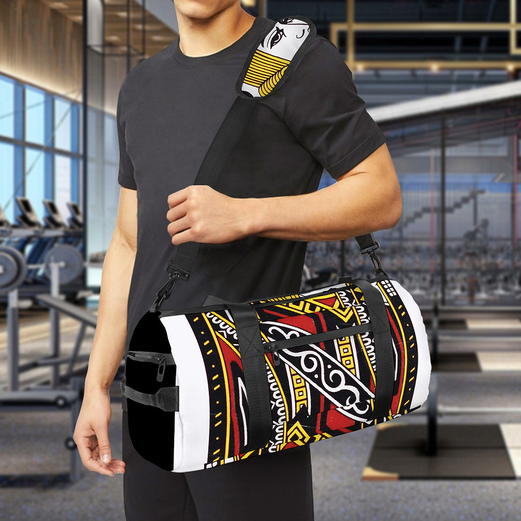 Jack Of Clubs Playing Card Print Gym Bag