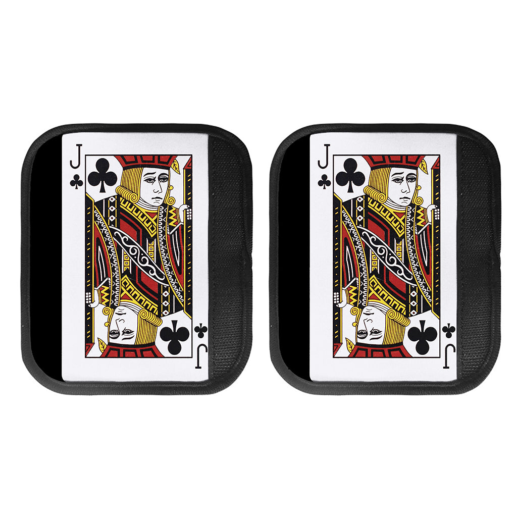 Jack Of Clubs Playing Card Print Handle Covers