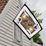 Jack Of Clubs Playing Card Print House Flag