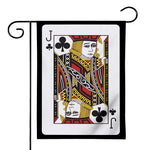 Jack Of Clubs Playing Card Print House Flag