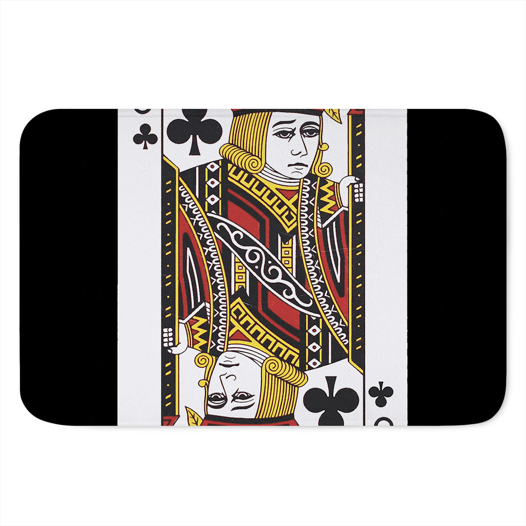 Jack Of Clubs Playing Card Print Indoor Door Mat