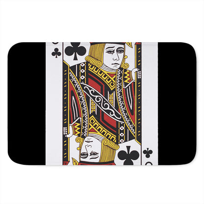 Jack Of Clubs Playing Card Print Indoor Door Mat