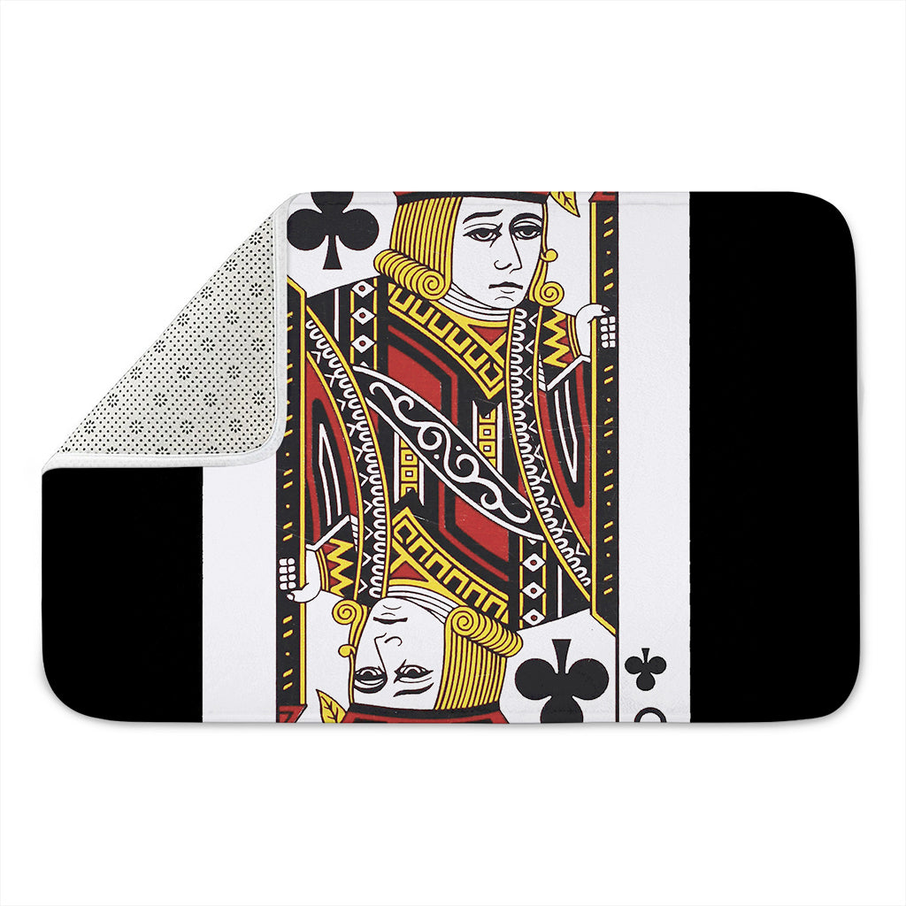 Jack Of Clubs Playing Card Print Indoor Door Mat