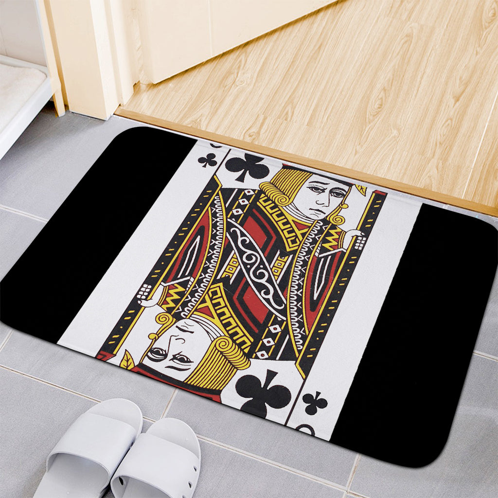 Jack Of Clubs Playing Card Print Indoor Door Mat
