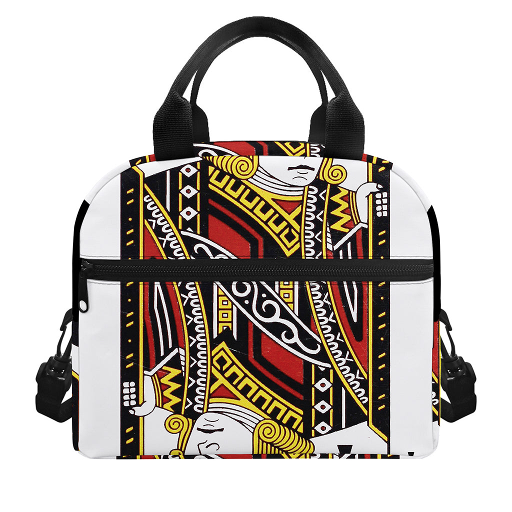 Jack Of Clubs Playing Card Print Insulated Lunch Bag