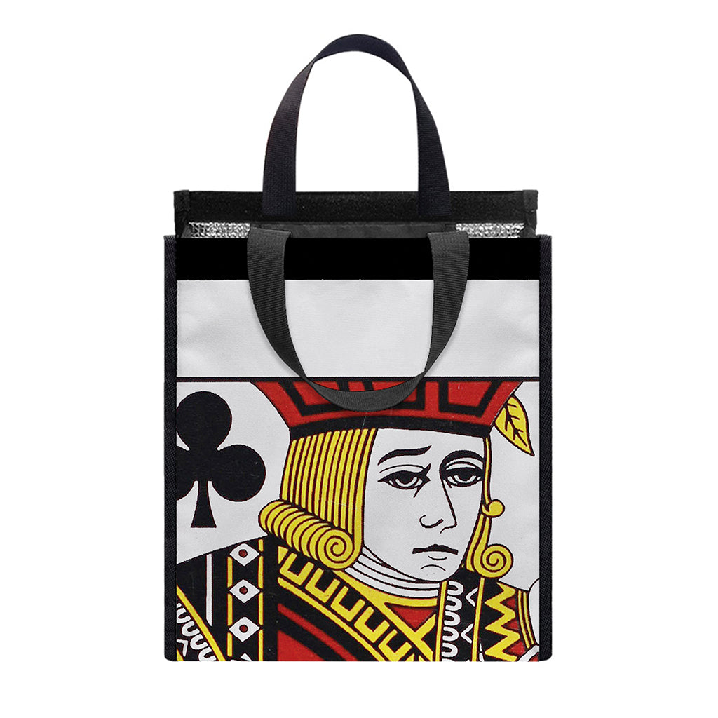 Jack Of Clubs Playing Card Print Insulated Lunch Tote