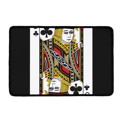 Jack Of Clubs Playing Card Print Kitchen Mat