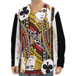 Jack Of Clubs Playing Card Print Long Sleeve Baseball Jersey