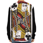 Jack Of Clubs Playing Card Print Long Sleeve Baseball Jersey