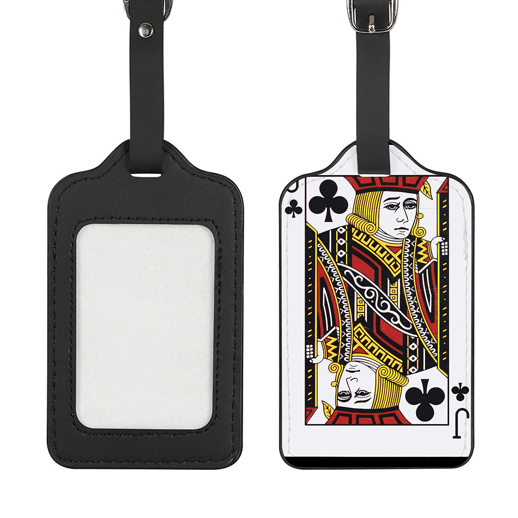 Jack Of Clubs Playing Card Print Luggage Tag