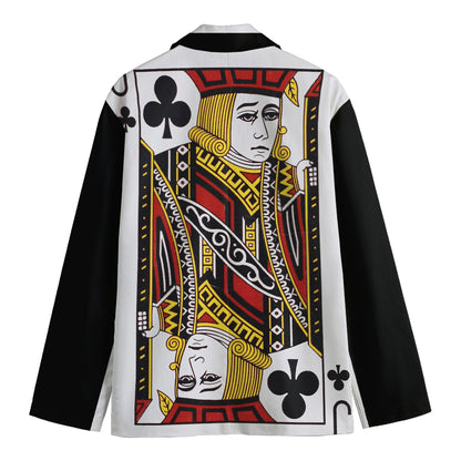 Jack Of Clubs Playing Card Print Men's Blazer