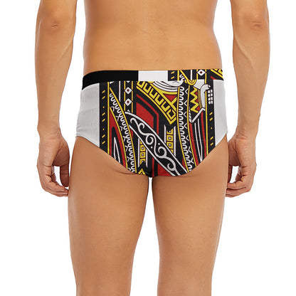 Jack Of Clubs Playing Card Print Men's Briefs