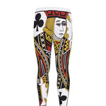 Jack Of Clubs Playing Card Print Men's leggings