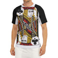 Jack Of Clubs Playing Card Print Men's Short Sleeve Rash Guard