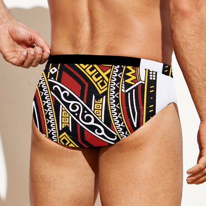 Jack Of Clubs Playing Card Print Men's Swim Briefs