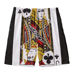 Jack Of Clubs Playing Card Print Men's Swim Trunks