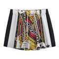Jack Of Clubs Playing Card Print Mesh Shorts
